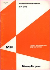 Livret entretien massey d'occasion  Marcillat-en-Combraille