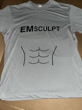 Camiseta EMSculpt Ab Exercício Academia Treino Máquina de Treino Caro TEE TAMANHO PEQUENO Médio comprar usado  Enviando para Brazil