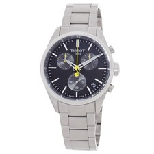Relógio masculino Tissot PR 100 cronógrafo quartzo mostrador preto T150.417.11.051.00 comprar usado  Enviando para Brazil