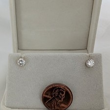 Carat diamond earrings for sale  Grand Rapids