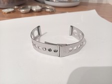 1960-70s 18MM PULSEIRA DE CORRIDA DE AÇO INOXIDÁVEL TISSUE EM BOM ESTADO comprar usado  Enviando para Brazil