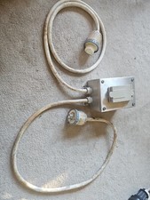 Caixa de poste de parede Hubbell Shore power tomada/entrada marinha 30A 125V aço inoxidável comprar usado  Enviando para Brazil