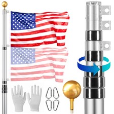 30ft telescopic flagpole for sale  Perth Amboy