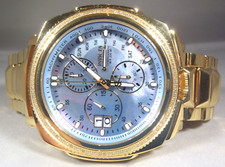 Invicta Reserve relógio de mergulho russo folheado a ouro diamante platina MOP 52mm RARO comprar usado  Enviando para Brazil