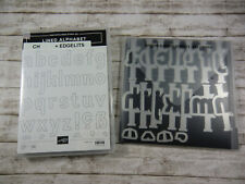 Stempelset lined alphabet gebraucht kaufen  Münsingen