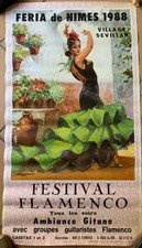 Affiche festival flamenco d'occasion  Bellegarde