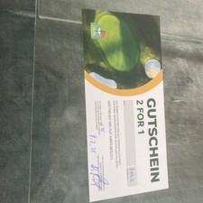 Gutscheine greenfee golfanlage gebraucht kaufen  München