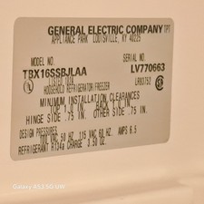 Tbx16ssbjlaa 15.6 refrigerator for sale  Auburn