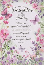 Daughter birthday greeting for sale  TELFORD