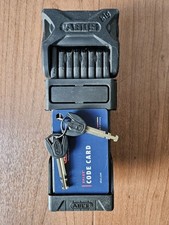 Abus fahrradschloss faltschlos gebraucht kaufen  Berlin
