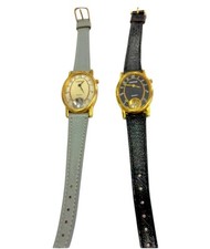 RELÓGIO FEMININO OVAL LIMITADO COM CRISTAL FLUTUANTE/DIAMANTE COM PULSEIRA DE COURO NOVO! comprar usado  Enviando para Brazil