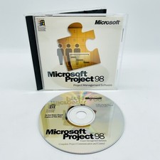 Software de gerenciamento de projetos Microsoft Project 98 com chave TESTADO, frete grátis rápido, usado comprar usado  Enviando para Brazil