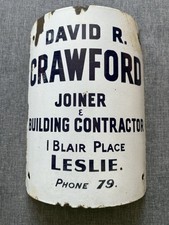 Curved enamel sign for sale  PLYMOUTH