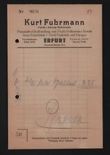 Erfurt rechnung 1933 gebraucht kaufen  Leipzig