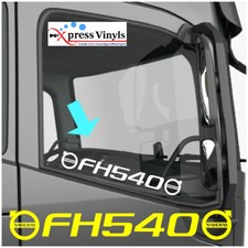 Usado, Decalques de janela Volvo FH540 X 2. Adesivos gráficos de cabine de caminhão Volvo FH4 comprar usado  Enviando para Brazil