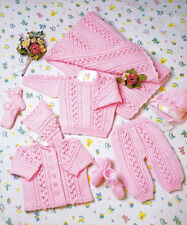Knitting pattern baby for sale  COLCHESTER