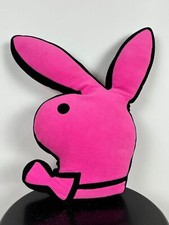 Almohada Playboy vintage cabeza de conejo negra/rosa años 00 segunda mano  Embacar hacia Mexico