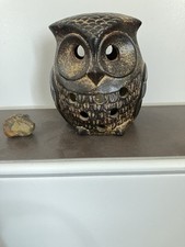 Kerzenhalter windlicht eule gebraucht kaufen  Schrecksbach