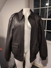 Leather bomber jacket for sale  Shipping to Ireland