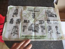 Ancien feuillet catalogue d'occasion  Charnay-lès-Mâcon