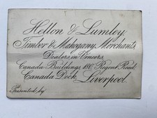 Victorian trade card for sale  LONDON