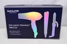 NOVO BaByliss Pro Nano Titanium Secador Trifecta Ferro Plano e Ferro de Curling BNTPP49 comprar usado  Enviando para Brazil