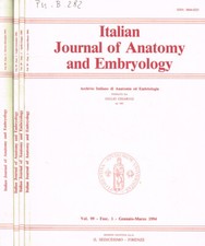 Italian journal anatomy usato  Italia