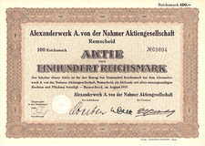 Alexanderwerk nahmer aktie gebraucht kaufen  Oelsnitz