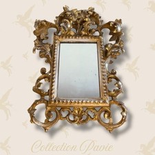 Carved wooden mirror d'occasion  Expédié en Belgium
