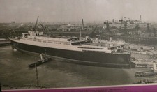 066 Cunard White Star Line RMS Mauritânia Lançamento Cammell Laird Birkenhead 1938 comprar usado  Enviando para Brazil