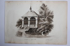 Dessin original lavis d'occasion  Seyssel