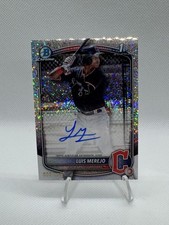 2024 Bowman Chrome Luis Merejo Speckle refrator 1st Prospect automático/299 comprar usado  Enviando para Brazil