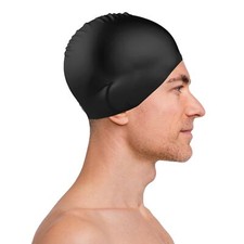 Black swimming cap for sale  LEEDS
