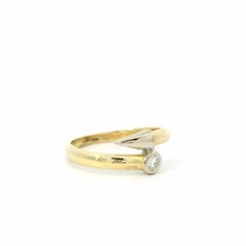 Damenring goldring bicolor gebraucht kaufen  München