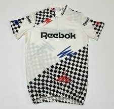 Camisa de ciclismo vintage anos 90 Reebok adulto grande branca manga curta EUA 90s, usado comprar usado  Enviando para Brazil