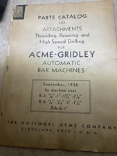 Acme gridley automatic for sale  Chouteau