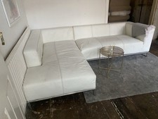 Dwell white leather for sale  OLDHAM