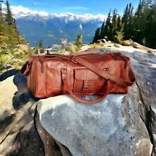 Wochenendtasche leder vintage gebraucht kaufen  Langenlonsheim