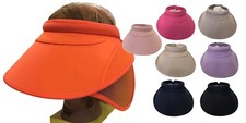 Usado, Grande Extensível Aba Larga Sol Proteção Uv Capa Lady Deluxe Viseira Boné comprar usado  Enviando para Brazil