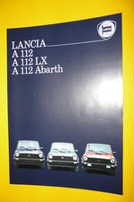 Brochure lancia autobianchi d'occasion  Expédié en Belgium