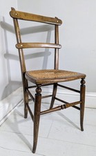 Edwardian cane seated for sale  SKIPTON