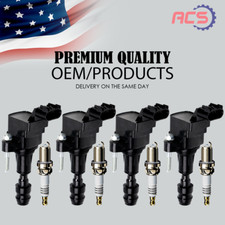 Usado, Bobina de ignição 4 + 4 velas de ignição para Chevy Equinox Buick Regal Saturn GMC 2.4L UF491 comprar usado  Enviando para Brazil