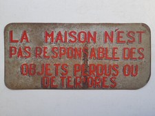 Ancienne enseigne maison d'occasion  Forcalquier