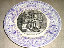 Assiette parlante sarreguemine d'occasion  Adriers