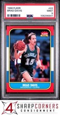 1986 Fleer #22 Brad Davis RC Mavericks PSA 9, usado comprar usado  Enviando para Brazil