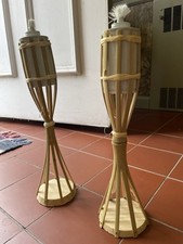 Bamboo table torch for sale  Edgerton