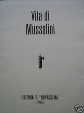 Vita mussolini 1965 usato  Catania