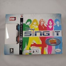 DISNEY SING IT Gra i MIKROFONY I ADAPTER USB PS3 PlayStation 3 Pakiet w pudełku na sprzedaż  Wysyłka do Poland