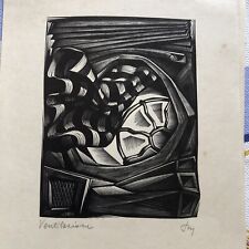 Xilografia firmata quattro usato  Osimo