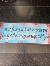 Metal wall plaque for sale  GOOLE